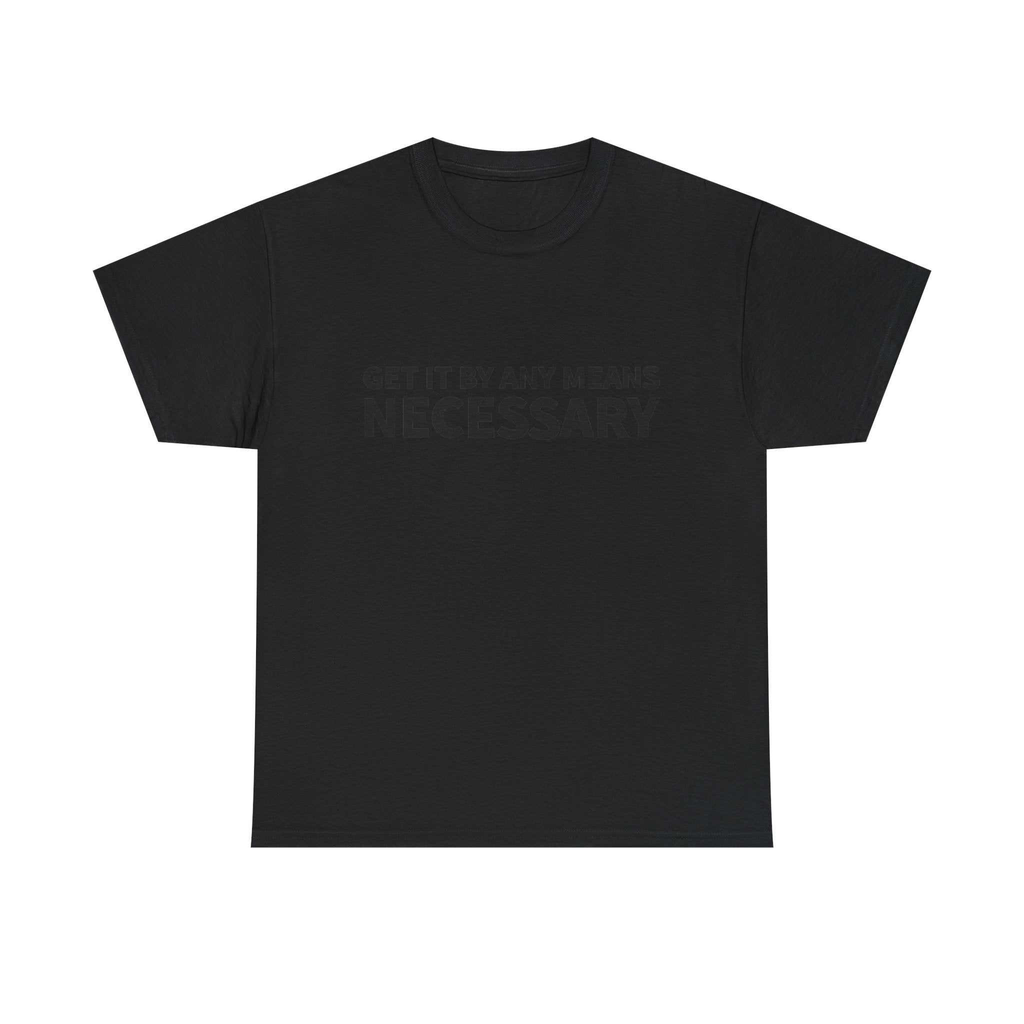 GIBAMN Black Slogan Tee