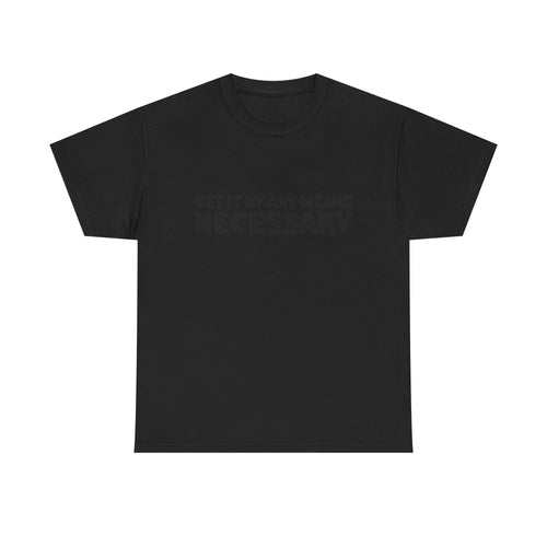 GIBAMN Black Slogan Tee