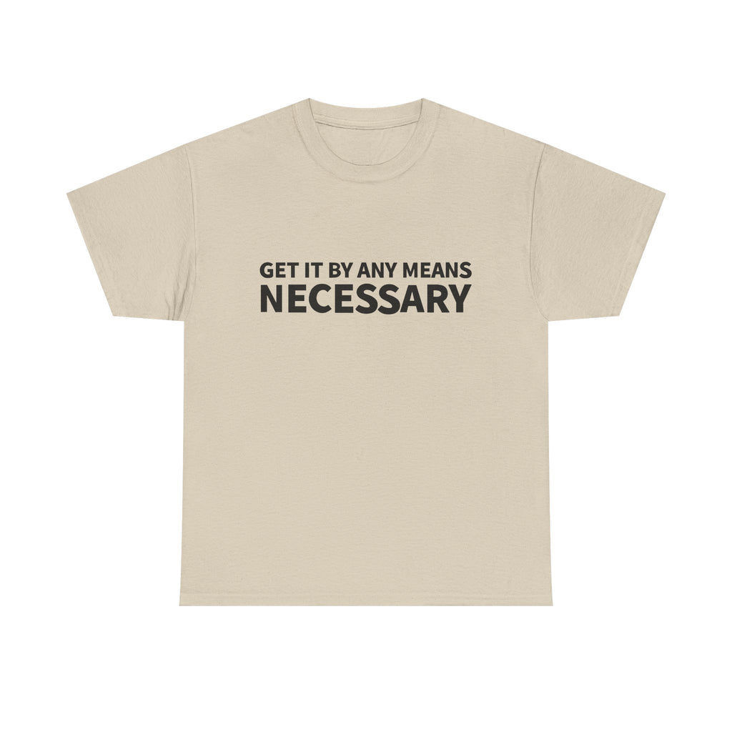 GIBAMN Black Slogan Tee