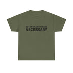 GIBAMN Black Slogan Tee
