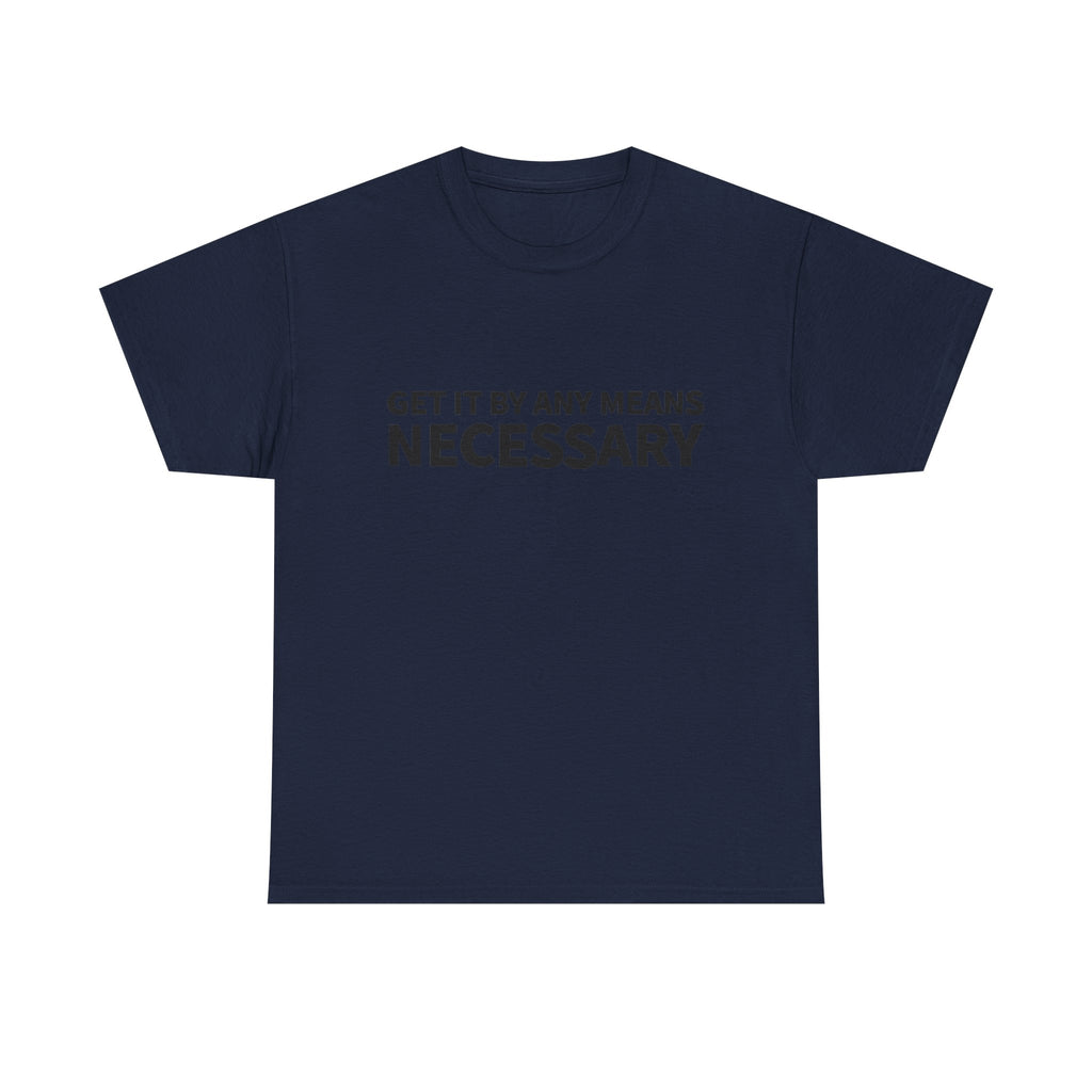 GIBAMN Black Slogan Tee