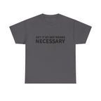 GIBAMN Black Slogan Tee
